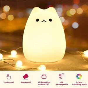 GoLinens Cat Night Light